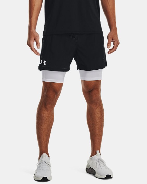 Men's UA Vanish Woven 2-in-1 Vent Shorts, Black, pdpMainDesktop image number 0